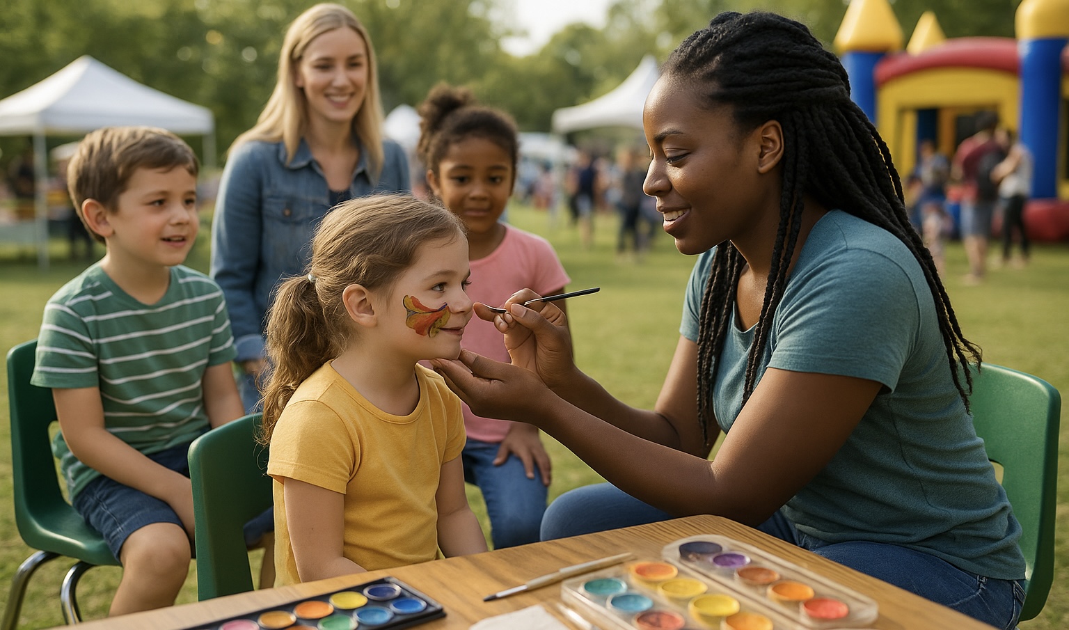 Families discovering local events